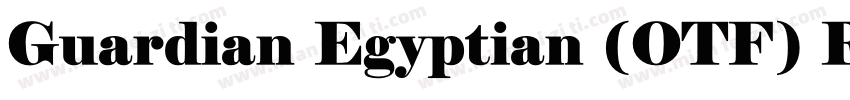 Guardian Egyptian (OTF) Regular字体转换